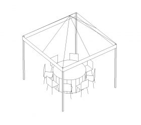 Frame Tent, 10'X10' White