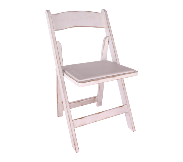 Chair, Wood Folding Shabby Chic