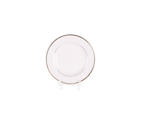 Ivory with Gold Border, 6" Bread & Butter Plate